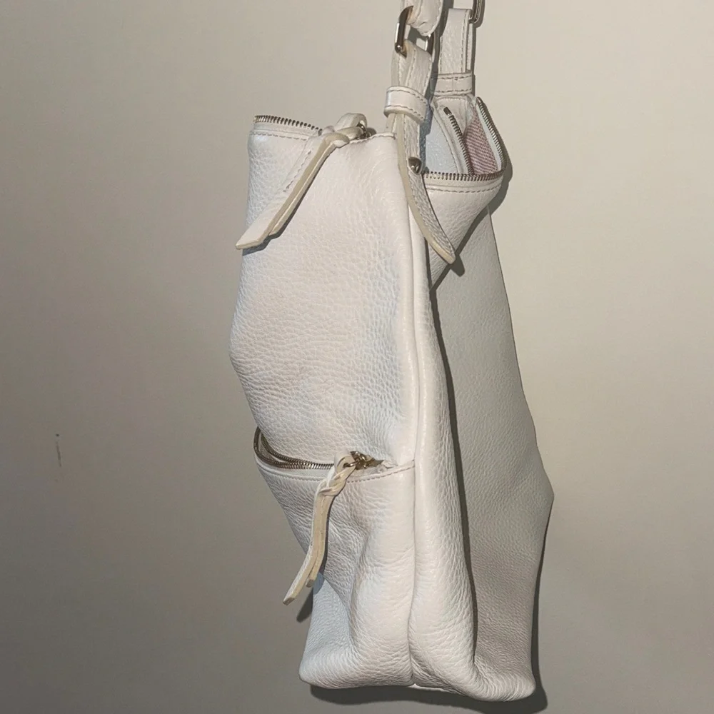 Dooney & Bourke White Leather Backpack